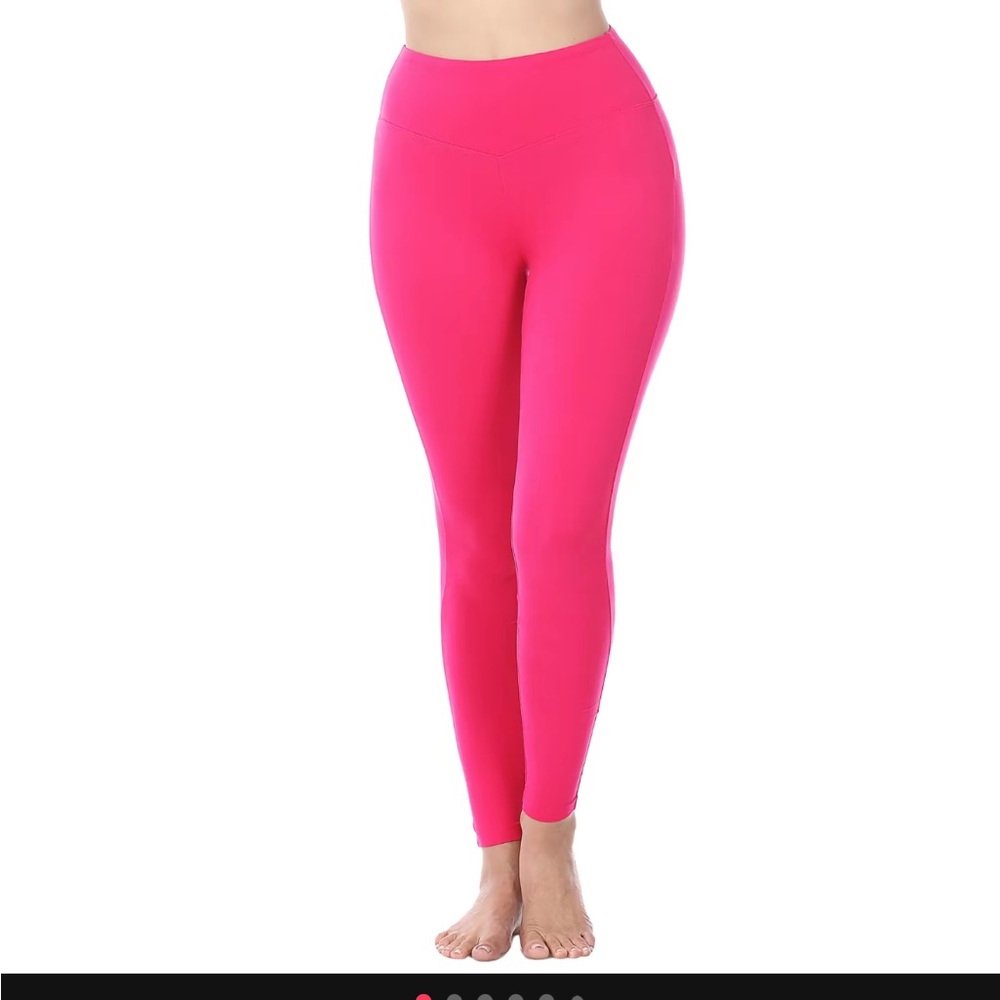 High waisted extreme soft pink leggings